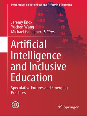 cover image of Artificial Intelligence and Inclusive Education
